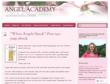 Tablet Screenshot of angelacademy.com